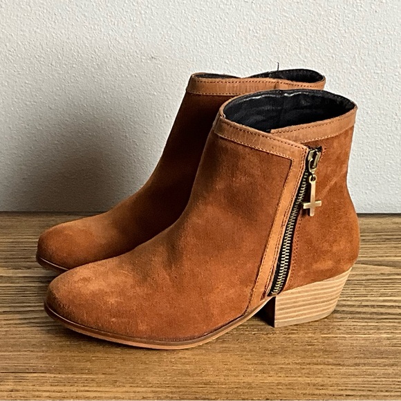 Miista Brandy Tan Suede Leather Ankle Boot - Picture 4 of 7